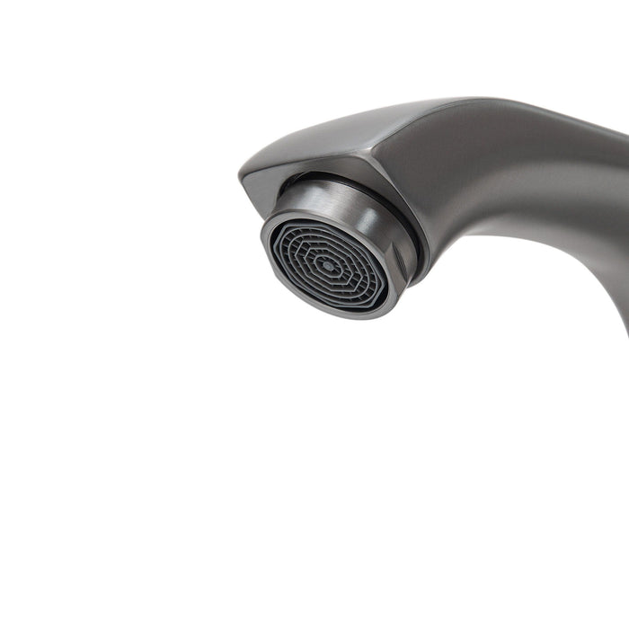 Modern Freestanding Bathroom Vanity With Ceramic Sink, Hot And Cold Faucet, Storage Cabinet & Open Shelf