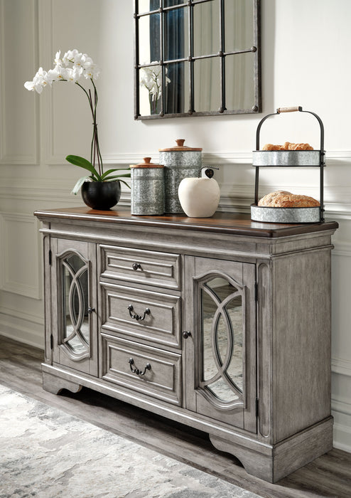 Lodenbay - Dining Room Server - Antique Gray