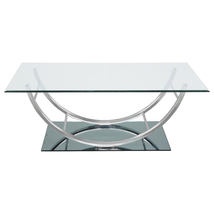 Danville - Glass Top Coffee Table Set