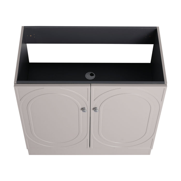 Modern Freestanding Bathroom Vanity With Soft Close Cabinet Doors