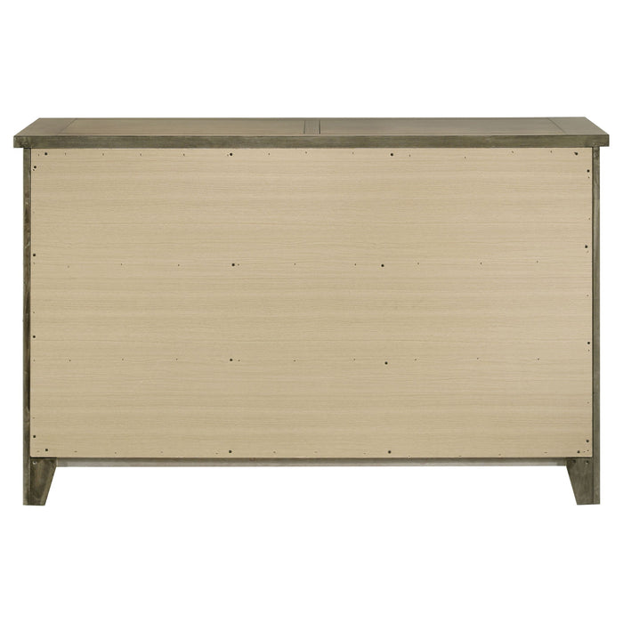 Hazlewood 6-drawer Bedroom Dresser Cabinet Vineyard Oak