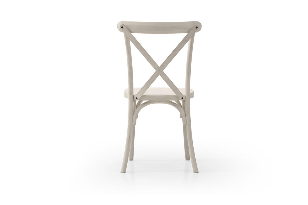 Resin X-Back Chair (Set of 4) - Lime Wash