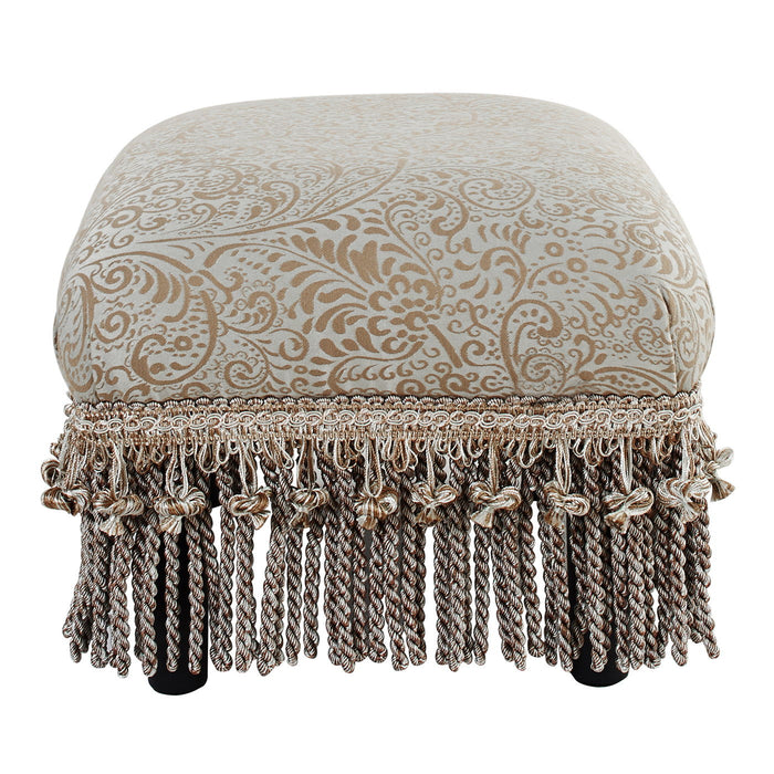 Fiona - Handcrafted Accent Footstool Ottoman
