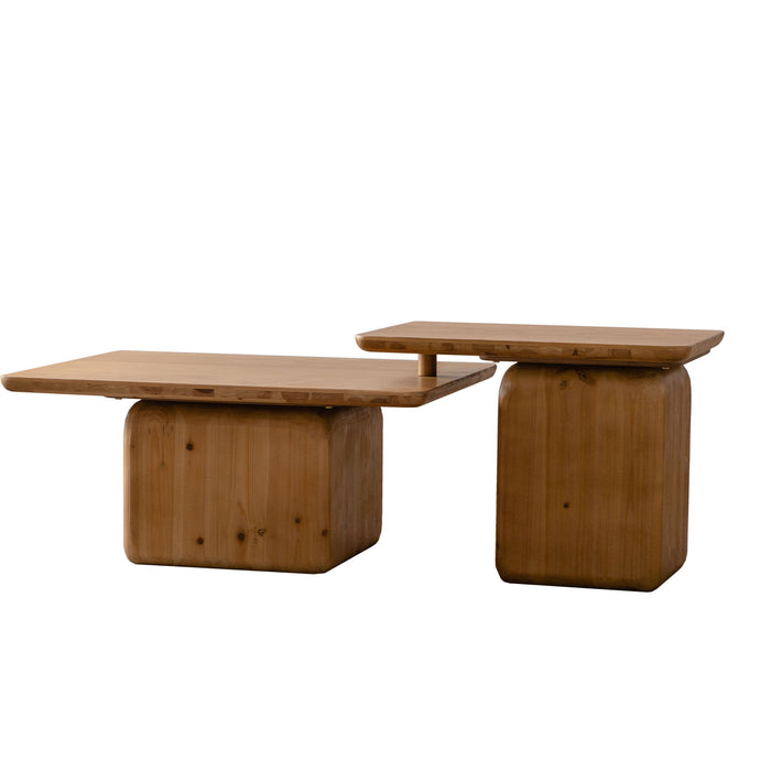 Square Coffee Table Set (Set of 2)