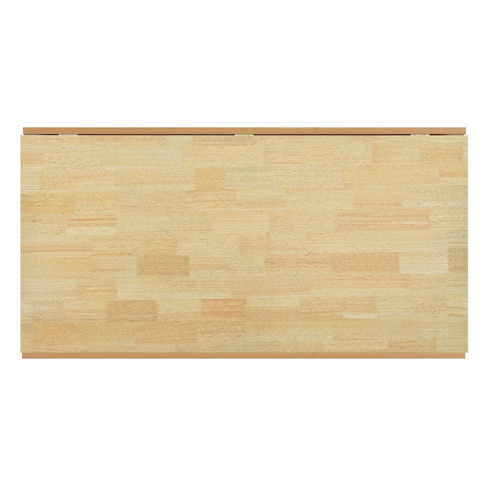 5 Piece Extendable Wood Square Dining Table Set With 2 Drop Leaves