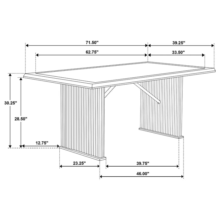 Wawona - Rectangular Dining Table Set