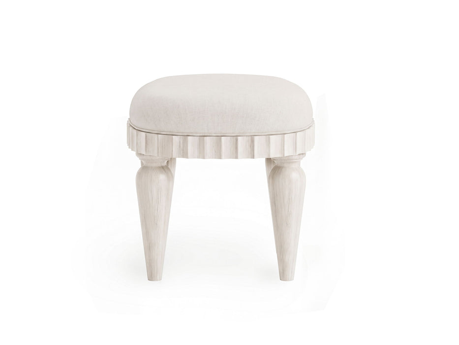 Vivienne - Vanity Stool - Whisper White