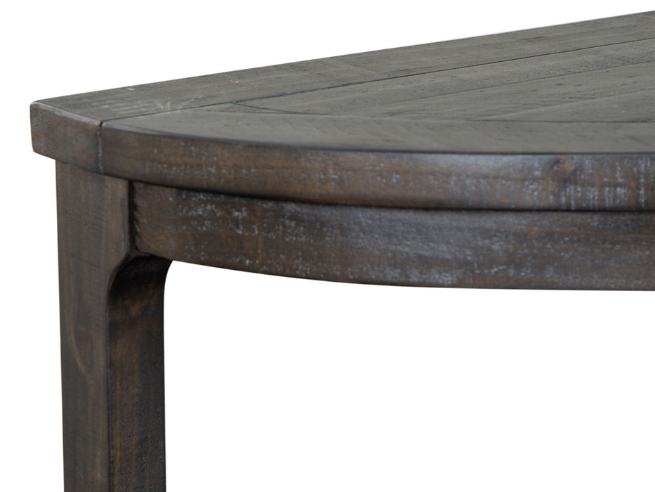 Boswell - Demilune Sofa Table - Peppercorn