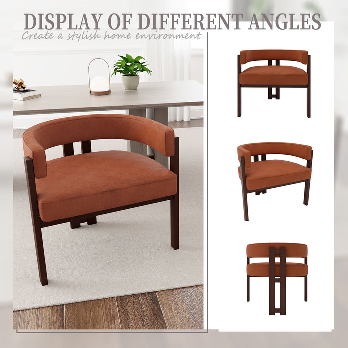 Modern Accent Teddy Upholstered Armchair