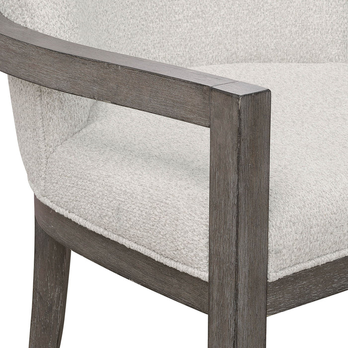 Anderson Park - Upholstered Host Chair - Moose Trail / Frontier Brown