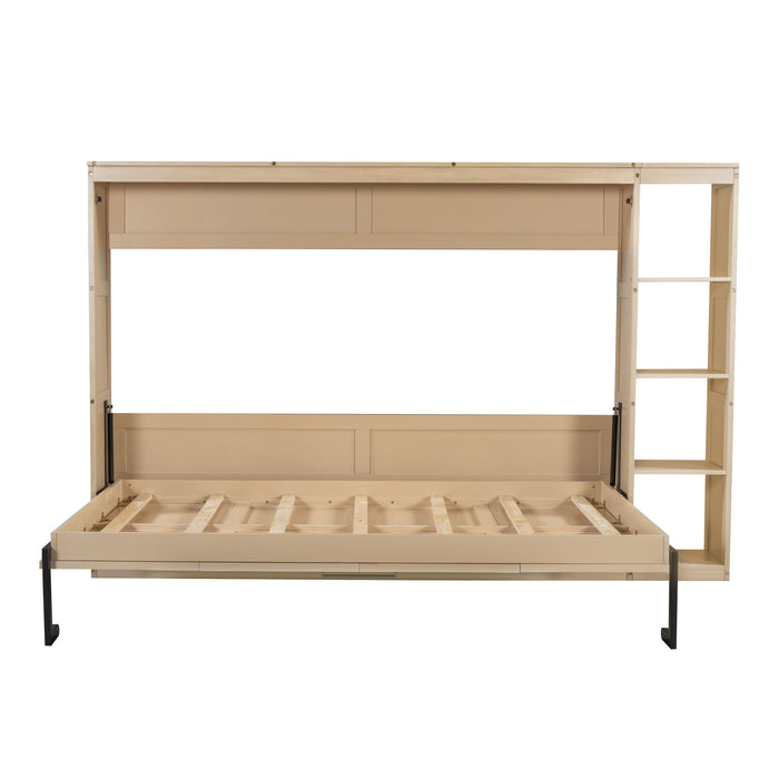Murphy Bed With Bookshelf And Storage