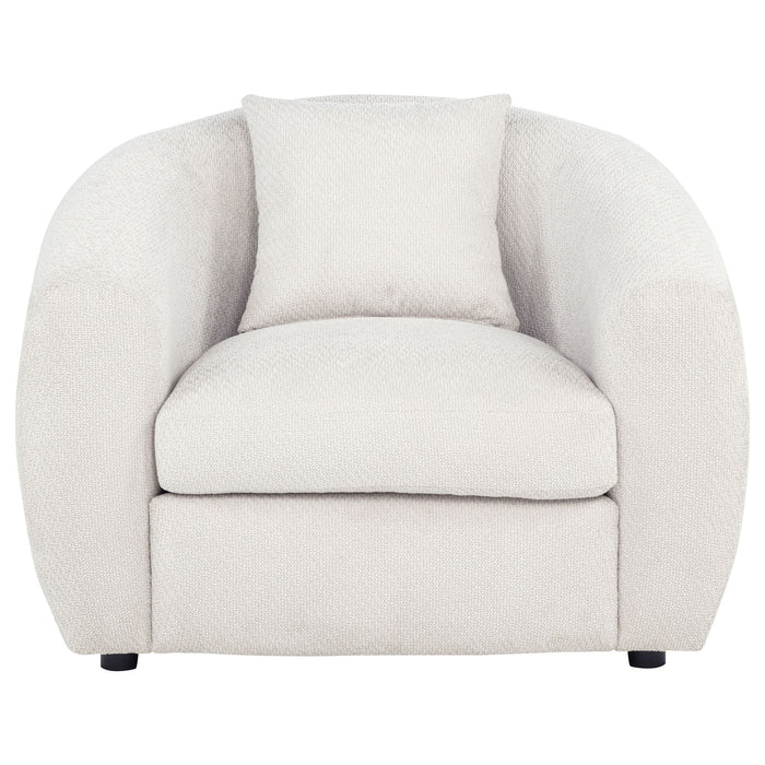 Isabella Fabric Upholstered Accent Chair Sand