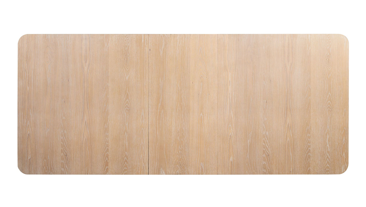 Somerset - Trestle Dining Table - Butternut and Omari Natural