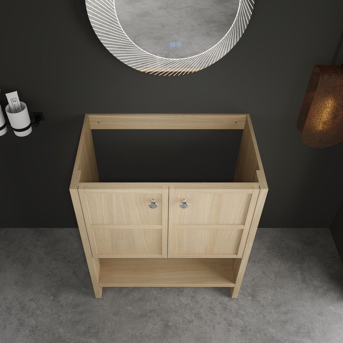 Modern Freestanding Bathroom Vanity With 2 Soft Closing Doors