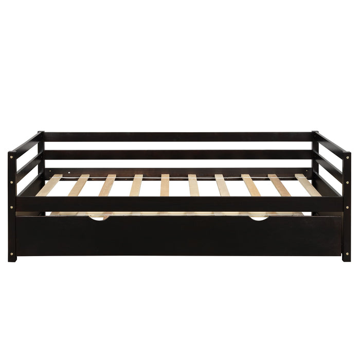 Twin Daybed With Trundle Frame Set