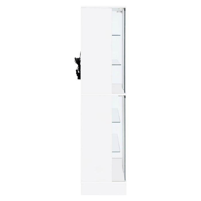 Cabra - 4-door LED Curio Display Cabinet
