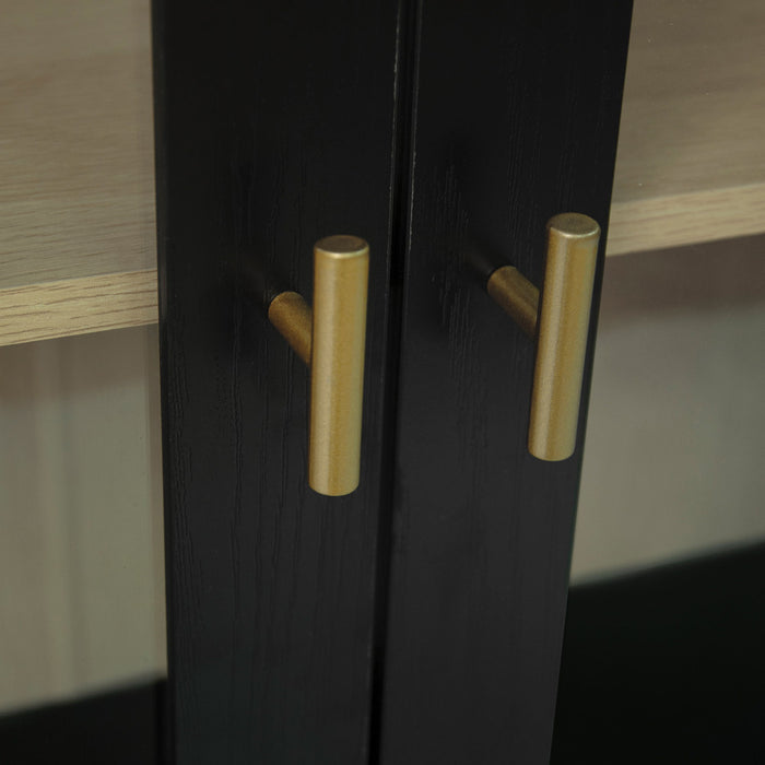 Storage Cabinet With Acrylic Door For Living Room