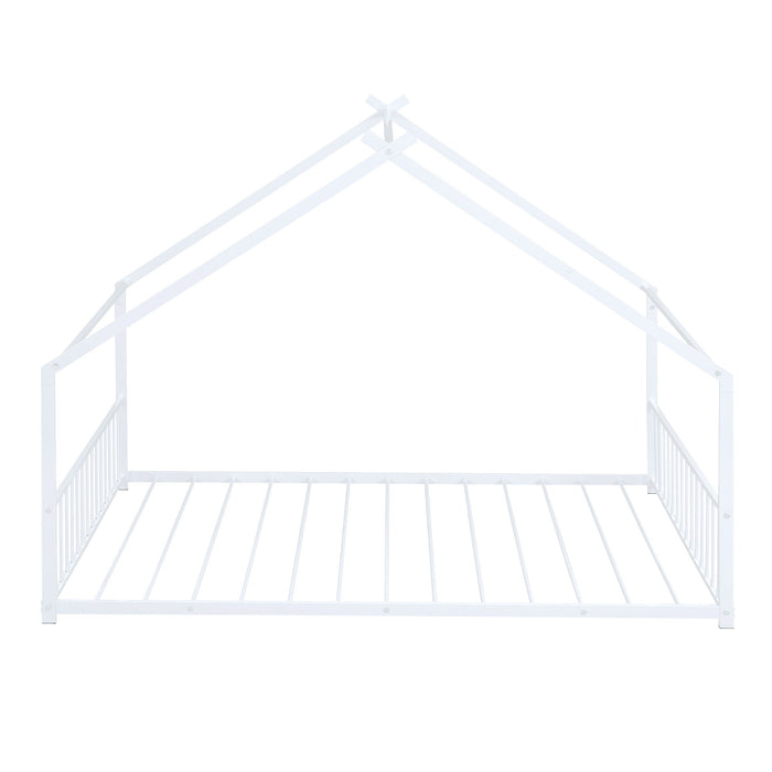 Metal House Bed