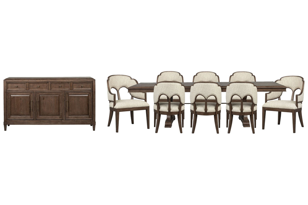 Jubilee - Extendable Trestle Dining Table Set