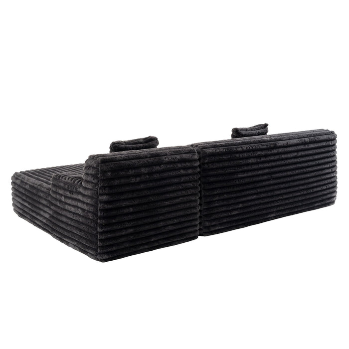 Cloud Sectional Sofa Upholstered Couch Free Combined Sofa