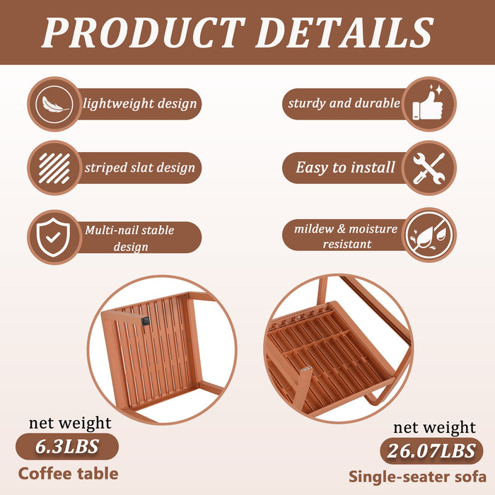 Furniture Set, Waterproof And Durable