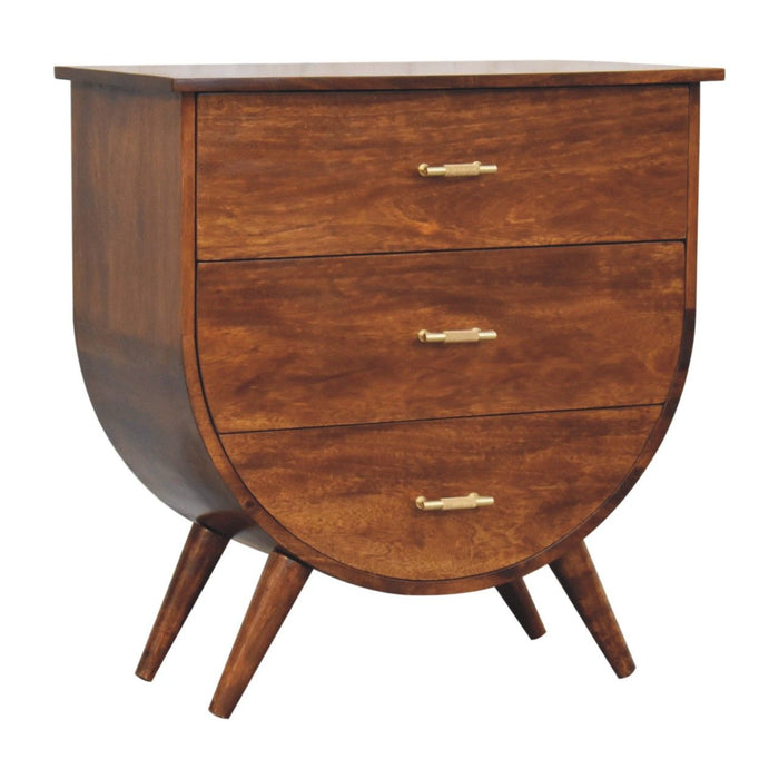 Agra - Bedside Table - Chestnut