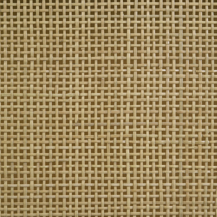 Arini Rattan Queen Panel Bed Black and Natural