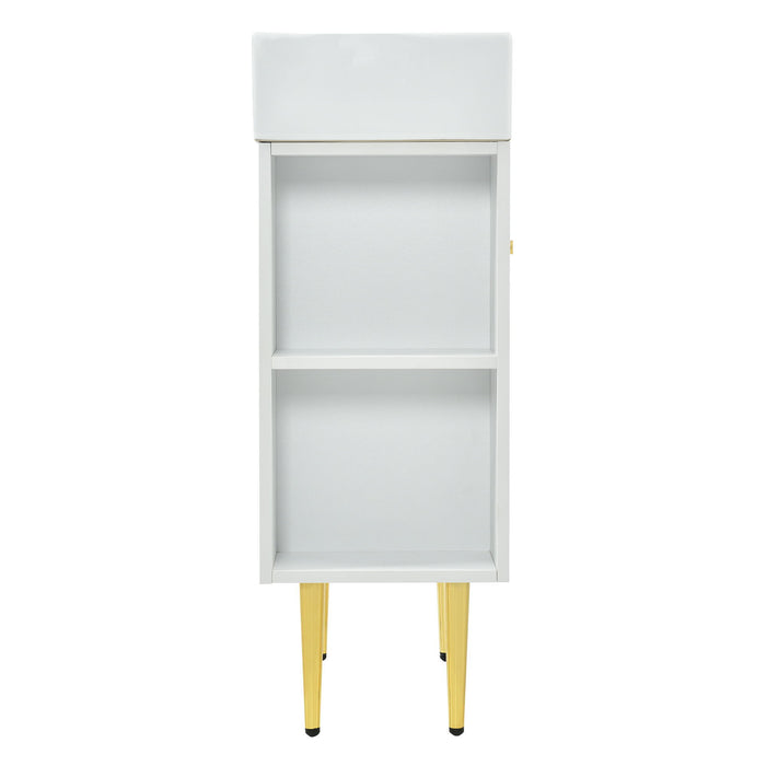 Bathroom Vanity, Combo Cabinet, Bathroom Storage Cabinet, Single Ceramic Sink