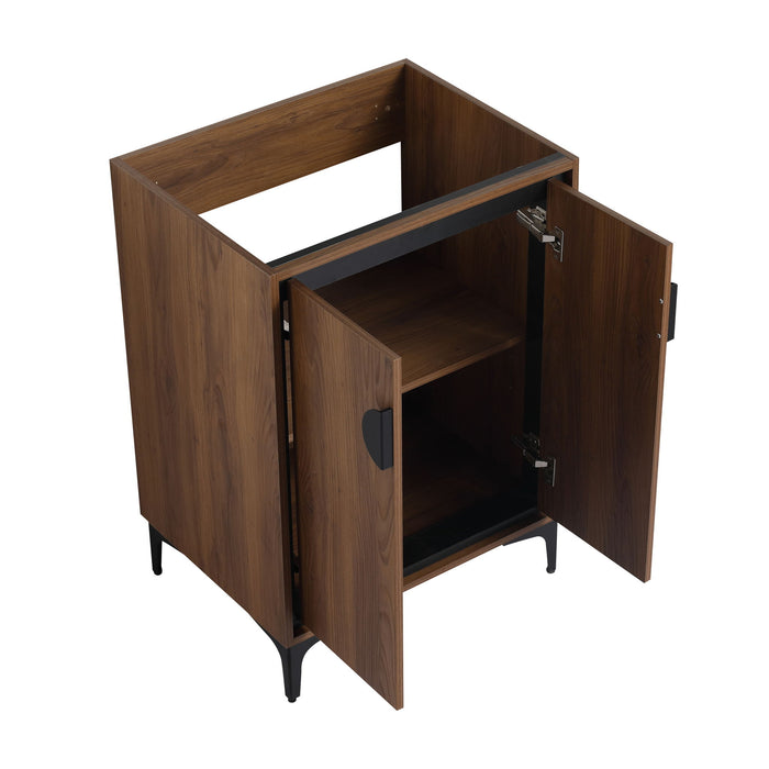 Modern Bathroom Vanity Storage Cabinet With Soft Closing Doors And Engineered Wood Construction