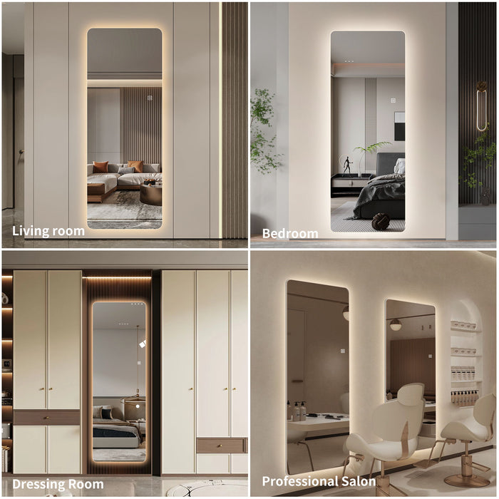 Wall Mounted LED Full Length Mirror