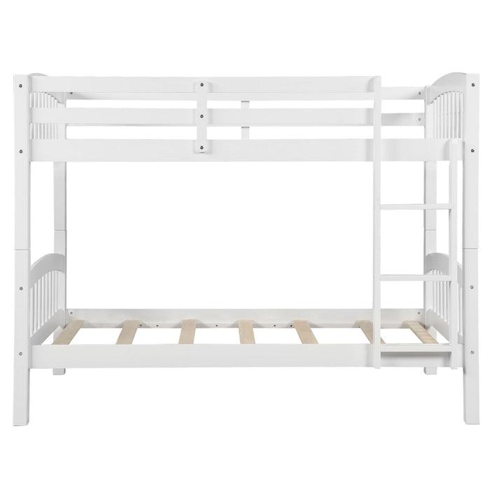 Solid Construction Bunk Bed With Ladder