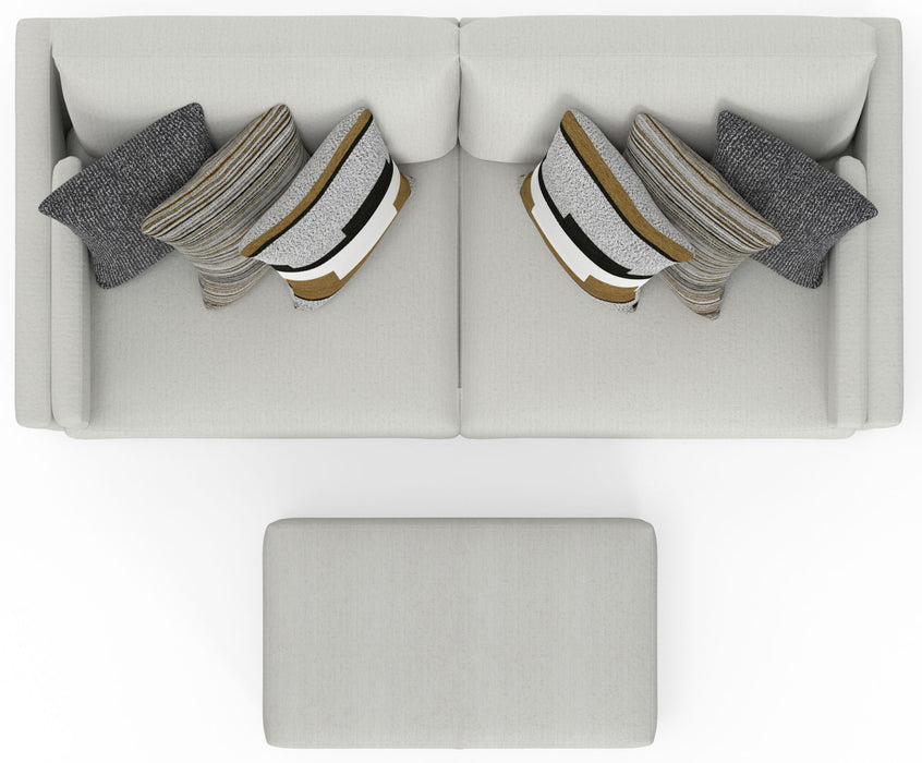 Trevor - Extra Deep Oversized Sofa With Included Storage Cocktail Ottoman