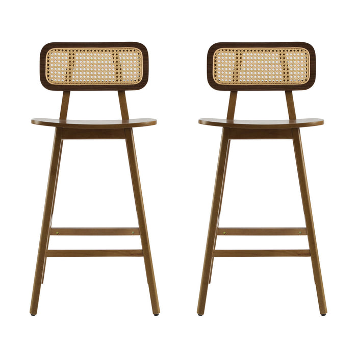 Bari - Indoor Wood Barstool (Set of 2)