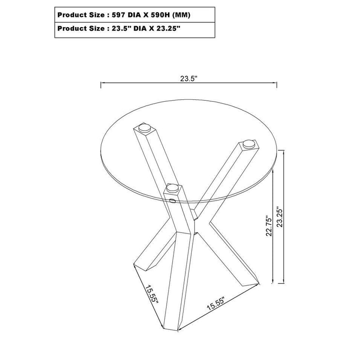 Kenzie - Round Coffee Table Set