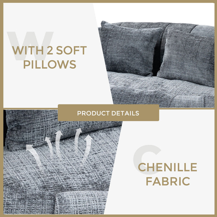 Bean Bag Lazy Sofa, Durable Comfort Lounger High Back Bean Bag Chair Couch