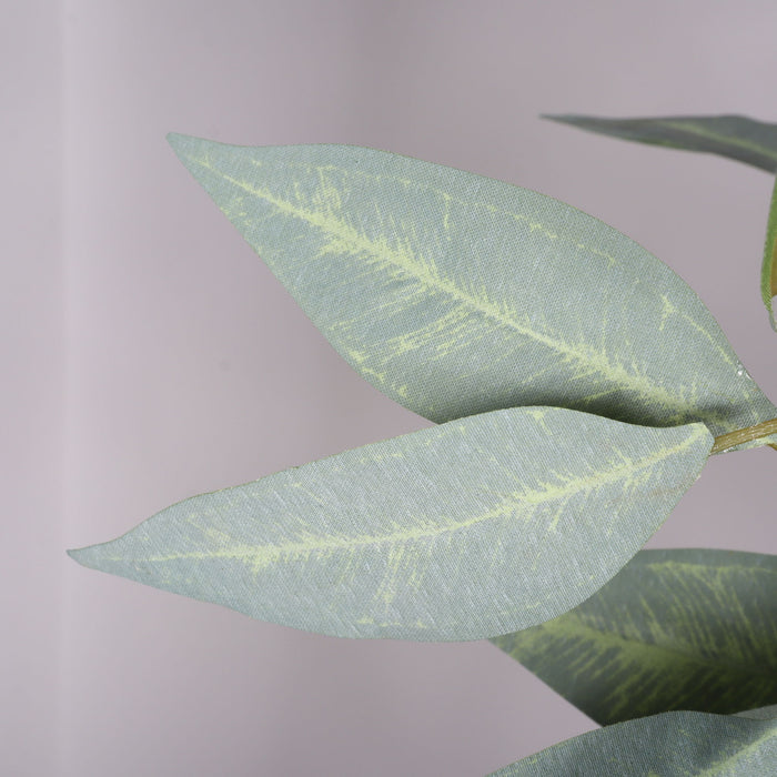5Ft Realistic Artificial Eucalyptus Tree In Pot With Lush Leaves For Home Office Decor - Green Leaves