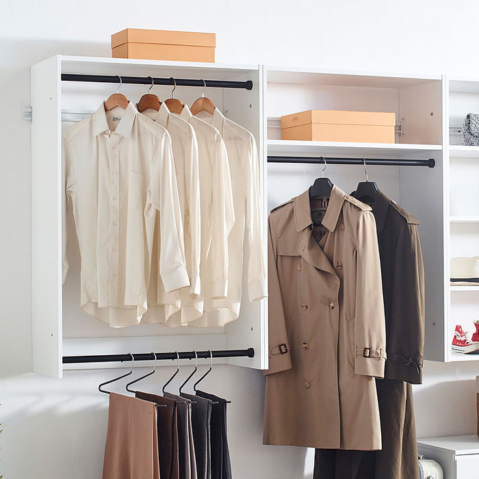 Devi - Wall Mounted Wood Closet System & Modular Units