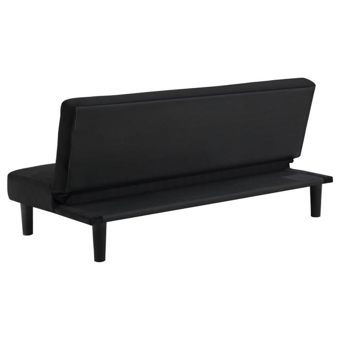 Stanford - Upholstered Tufted Convertible Sofa Bed - Black