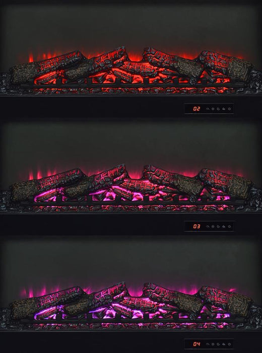 Fuller - 60" 2-Door TV Stand Fireplace Media Console - Mango