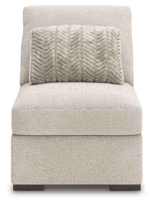 Cuddle Plush - 3 Pc. - 3-Piece Sectional, Chair And Ottoman - Arctic