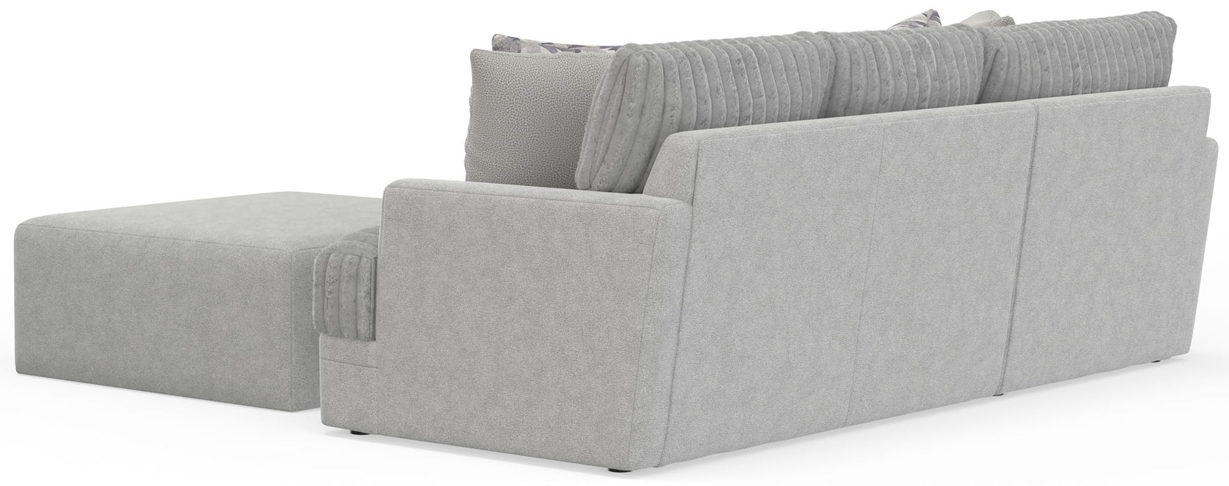 Titan - Sectional With Comfort Coil Seating, Cocktail Ottoman And Accent Pillows Included