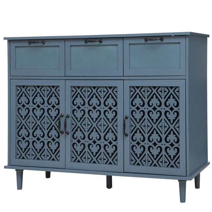 3 Door 3 Drawer Elegant Cabinet