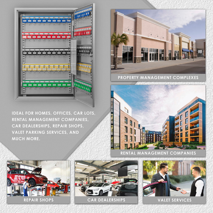 Adjustable Key Cabinet With Lock