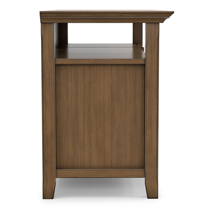 Amherst - TV Media Stand - Rustic Natural Aged Brown