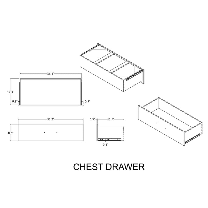 Augusta - Chest - Beige Brown