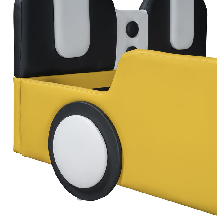 High Quality Race Car Shaped Platform Bed & Wheels