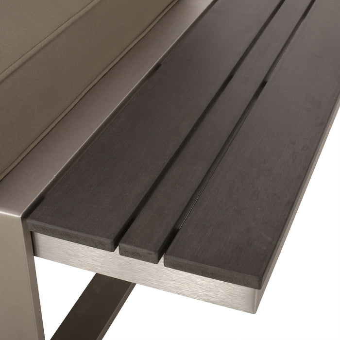 Sterling - Outdoor V Shaped 5 Seater Sofa Set With Cushions