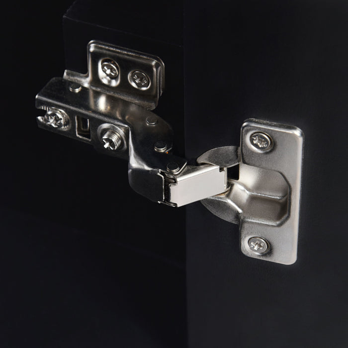 Ceramic Sink Combo, Freestanding Vanity Set With 3 Drawers & Soft Closing Doors