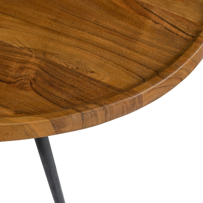Oval Cofe Table - Brown