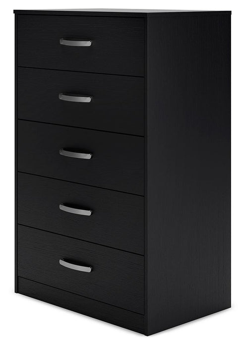 Finch - Five Drawer Chest - 46" Height - Black